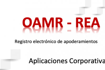 REA - OAMR. Registro Electrónico de Apoderamientos