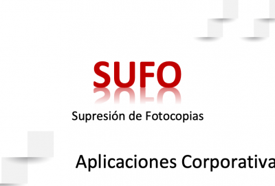 SUFO. Herramienta de supresión de fotocopias